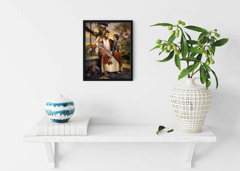 Simon Dewey - As I Have Loved You | Jesus Shepherd Art | Inspirational Jesus Picture | 8x10 Unframed Print