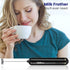 Handheld Electric Milk Frother, Battery Operated Foam Maker and Mixer for Drinks (Black)