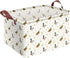 AmazerPad Cute Mallard Duck Storage Basket Waterproof Canvas Toy Storage Bin Mallard Duck