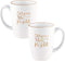 Canopy Street 50th Anniversary Mug Set, Mr. And Mrs. Always Right Coffee Mugs, 15 Ounce