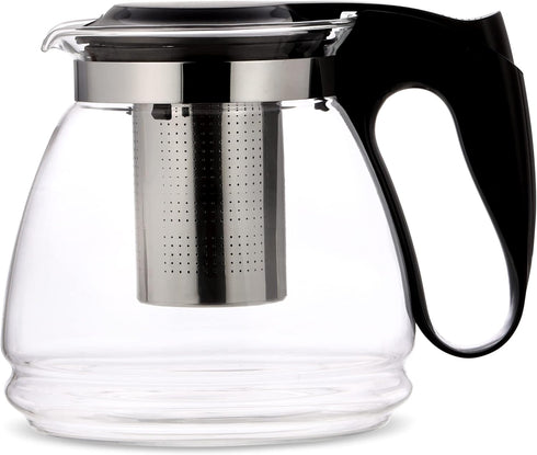 Simpli-Magic 79418 1500ml Glass Tea Pot with Stainless Steel Filter, Standard