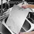 WLWXMH (14.2 9.9) Titanium Cutting Board, Titanium Cutting Boards for Kitchen Cooking, Double Sided Stainless Steel