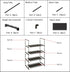 Yegazte 4-Tier Closet Upgrade Stackable Small Shoe Rack, Shoe Shelf Storage Organizer with Handle for Entryway, Hallway