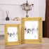 Rattan 4x6 Picture Frame, Wicker Boho Rustic Photo Frame, Vintage Stand Table Top Desk (4x6 Inch)