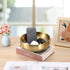 GUSHBIN 8.3" Counter Golden Key Bowl for Entryway Decorative Key Holder Round Fruit Dish Stainless Steel Catch All Bowl