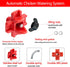40 Pcs Horizontal Chicken Waterer Nipples with Drill Bits, Leakproof Poultry Watering System for Chicken Coop, Durable