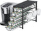 HFHOME Coffee Pod Holder for Counter, Compatible with K-Cups, 70 Capacity Pods Organizer (Black)
