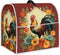 Sunflower Rooster Stand Mixer Cover, Compatible with 4.5-5 Quart Kitchen Aid Mixer, Washable Universal Fit