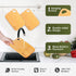 2 Pack 8.6" 6" Set Small Bamboo Wood Cutting Board for Kitchen x Mini Wooden Charcuterie Boards Lightweight Chopping