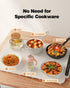3 Setting Food Warming Mat, iTRUSOU Electric Warming Tray Full Surface Heating to Keep Food Warm or Thawing, Versatile
