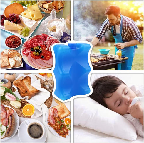 Reusable Ice Pack for Breastmilk Storage (Pack of 3), Ice Pack for Breastfeeding Working Moms