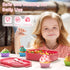 Bento Box, 44oz 4 Compartment Lunch Container with Cutlery for Kid/Adult/Toddler, Leak Proof, BPA Free (Pink)