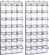 REGELETO 2 Pack 28 Pocket Over the Door Shoe Organizer, Hanging Shoe