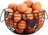 Juvale Wire Egg Basket Countertop Organizer, 8.2 x 8.2 x 4.9 in Black Iron - Rustic Style