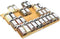 Spice Drawer Organzier,4 Tiers- 8Pcs Bamboo Spice Rack Tray Insert for Cabinet