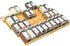 Spice Drawer Organzier,4 Tiers- 8Pcs Bamboo Spice Rack Tray Insert for Cabinet