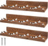 Wenqik 3 Pcs Snow Mountain Floating Shelves Wood Nursery Book Shelves Wall