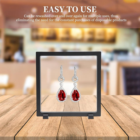 UKCOCO 50pcs Display Stand Base Car Stands Frame Holder for Floating Display Case, 3D Floating Display Frame Bases