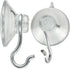 16-Pack Mini 3/4 inch Heavy Duty Suction Cup Hooks for Glass Windows, Made in Pennsylvania, Holds Pound