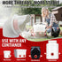 8PACK No Waste Chicken Feeder Ports - DIY Chicken Feeder Kit with Hole Saw - Chicken Feeder Cups