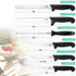 Mossy Oak 6 PCS Kitchen Knife Set - Sharp Stainless Steel Chef Knives with Roll Bag, Practical Gifts for Cooking Lovers.