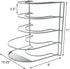Kitchen Cabinet Organizer and Holder for Pots, Pans, and Lids - Iron Storage Rack by Lavish Home