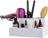 Spiretro Hair Tools Organizer, Wood White Holder for Blow Dryer, Straightener, Curling Wand, Vanity & Bathroom Storage