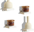 Freezing point Small Floating Shelf for Wall Set of 4 Natural Wood
