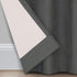 ECLIPSE Microfiber Modern Blackout Thermal Grommet Window Curtain, 42" x 84", Smoke, 1 Panel