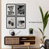 NaZaUK 70s 12x16 Retro Black And White Newspaper Poster Wall Art, What If It All Works Out Wall Art, Trendy Preppy
