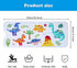 GDV Baby Bath Mat for Tub for Kids, 40 X 16 Inch Extra Large Bathtub Kid Mat Non Slip, Cartoon Kids Bath Mat, with Suction Cups & Drain Holes, Machine Washable Bathroom Mats (Dinosaur)
