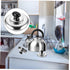 Stainless Steel Whistling Kettle Replacement Lid, Universal Tea Kettle Cover for Home, Office, Coffee Shop, Restaurant