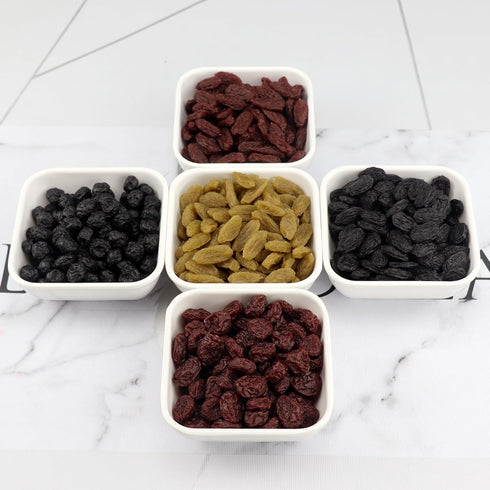 ginojex 500g (680Pcs) 5 Fake Dried Fruit Artificial Dried Blueberries Faux Cranberry Simulation Blackcurrant Dry