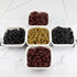ginojex 500g (680Pcs) 5 Fake Dried Fruit Artificial Dried Blueberries Faux Cranberry Simulation Blackcurrant Dry