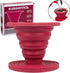 Kuissential SlickDrip Pour Over Coffee Dripper-Collapsible, Reusable Silicone Coffee Filter Cone Holder-Manual Coffee