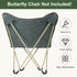 MABOZOO Thicken Butterfly Chair Replacement Cover (Chair Not Included), Waterproof Replacement Cover for Butterfly