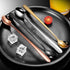 4 Pieces Stainless Steel Coffee Teaspoons, Long Handle Espresso Soup Ice Cream Dessert Spoons