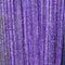 ave split Decorative Door String Curtain Wall Panel, Light Purple Tassel Screen Room Divider, 100x200 centimeters