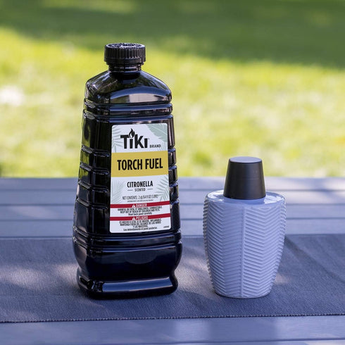 TIKI Brand Easy Pour Citronella Scented Torch Fuel for Outdoors, 64 oz, 1216153 Black