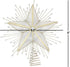 Kurt Adler 10-Light Capiz and Wire Snowflake Christmas Treetop, 10-Inch, Silver