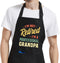 Funny Adjustable Aprons for Men with Pockets, Perfect for Grilling, Cooking, BBQ, Gifts for Father's Day, Christmas