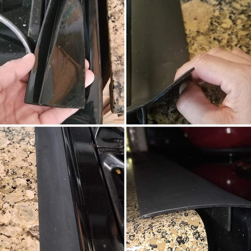 Kitchen Silicone Stove Gap Cover (2 Pack), 25/21inch Heat Resistant Gap Guards for Between Oven and Countertop