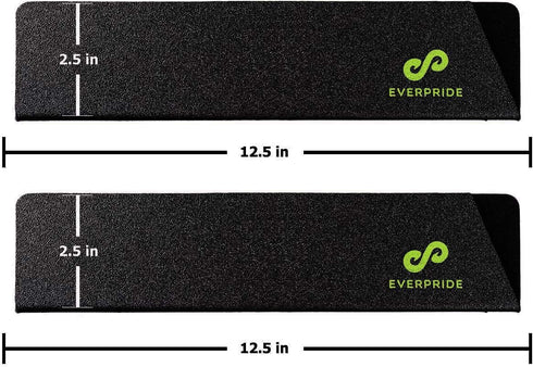 EVERPRIDE 12 Inch Chef Knife Guard Set (2-Piece Set) Long Knives Blade Edge Cover Sheaths for Chef’s Knives – Durable, BPA-Free, Felt Lined, Sturdy ABS Plastic – Knives Not Included by EVERPRIDE