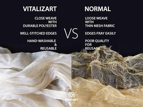 Vitalizart Cheesecloth Table Runner, 10ft Gauze Boho Rustic Terracotta for Wedding Decoration