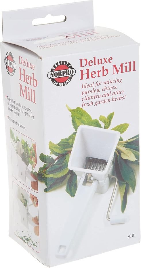 Norpro 6.25in/16cm, Herb Mill, White