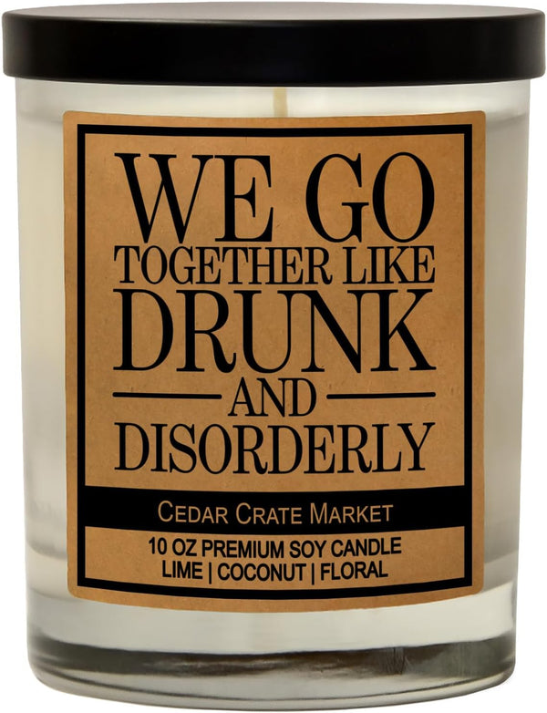 Cedar Crate Market Funny Candles for Women, Adult Humor Friendship Gifts, Inappropriate Candles, Bestie Presents, Made