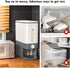 22-25 Lbs VenDotbi Rice Dispenser, Rice Container with Measuring Cup, Upgraded Built-in Fresh Box, Cereal Dispenser