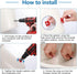 40 Pack Chicken Waterer Nipples - Easy Install Leakproof Poultry Watering System for Chicken Coop, Quail Duck Water