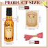 16 Bean(Black,5 oz) Tioncy Pcs Empty Vanilla Extract Bottles for Homemade Vanilla Jar Glass Bottle with Cap, Shrink