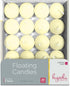 HYOOLA Premium Ivory Floating Candles, 1.75 Inch, 20 Pack, European Made